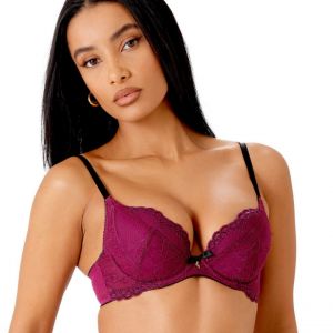 GOSSARD Soutien-gorge push-up en dentelle violet