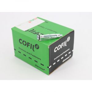 Bo&icirc;te de 50 chevilles m&eacute;talliques Placo &agrave; expansion avec vis de 6x52 mm