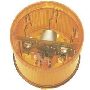Werma Signaltechnik Elément de colonne de signalisation 644.300.75 24 V/DC lumière permanente jaune IP65 1 pc(s)
