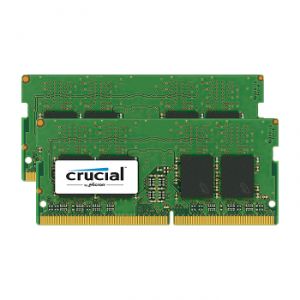 Image de Crucial CT2K8G4SFD8213 - Barrette mémoire 16 Go Kit DDR4 2133 MT/s 8GBx2 SODIMM 260pin DR x8 unbuff