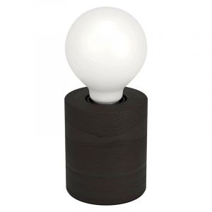 Image de Eglo Lampe de table turialdo 1 e27 1x28w h: 10cm Ø8,5 cm avec interrupteur de câble