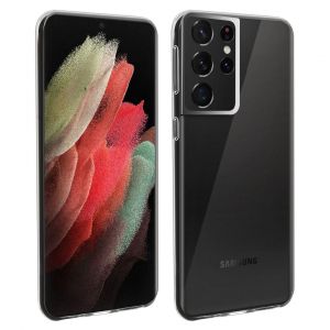 Akashi Coque TPU Transparente Galaxy S21 Ultra