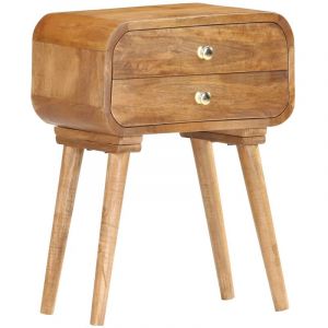 VidaXL Table de chevet 43 x 30 x 58 cm Bois de manguier massif. Produit Neuf ! Garantie 0 ans !