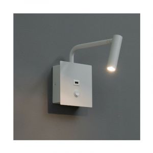 Kosilum Liseuse pratique et moderne LED et port USB intégré - Miami blanc