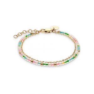 GMK Collection Bracelet 89201556 Acier inoxydable, Perle, Matière synthétique