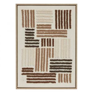 Toile 3D Emir marron
