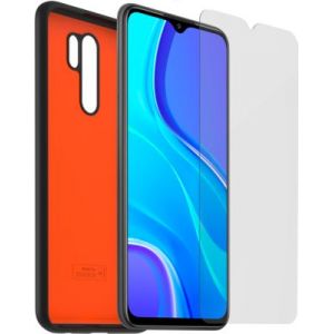 Xiaomi Pack Redmi 9 Coque + Verre trempé