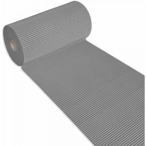 Tapis en gomme Souple Piscine Évier Rouleau de 15 mètres Polyvalent - Gris