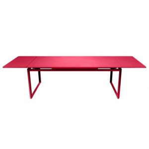 Image de Fermob Table à rallonge Biarritz / L 200 à 300 cm rose praline en métal