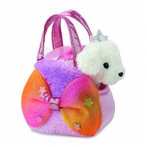 Aurora Peluche Fancy Pal Dog Princess Bag toy