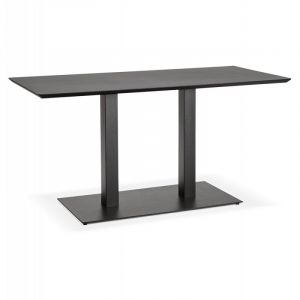 Image de Table de Repas Design "Phoenix" 150cm Noir Prix