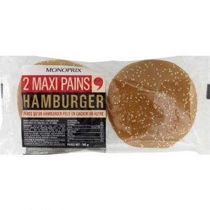 Monoprix Maxi pains Hamburger