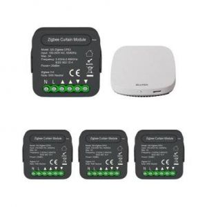 Image de Modules Interrupteur pour Volet Roulant Zigbee (4 pièces) + 1 passerelle Zigbee - SILAMP