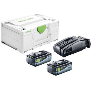 Festool Set énergie 18V SYS 2 x 8,0 / SCA 16 + coffret SYSTAINER 3 - 577327