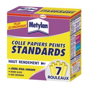 Image de Metylan Colle papiers peints standards - 250 g - Colle papier peint et revêtement mural