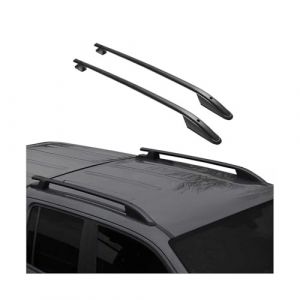 Omac Barres de toit longitudinales pour Peugeot Partner 1996-2008 Aluminium Noir