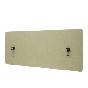 Mendler Paroi de s&eacute;paration acoustique HWC-G75, tissu 140x60cm, vert