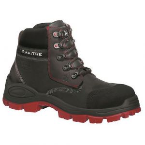 Image de Lemaitre Chaussures de sécurité S3 Varadero CI SRC 100% non métalliques Noir / Rouge 49