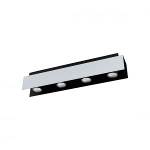 Eglo Plafonnier VISERBA Noir, Aluminium, 4 lumières - Moderne - Intérieur - VISERBA - Délai de livraison moyen: 10 à 14 jours ouvrés. Port gratuit France métropolitaine et Belgique dès 100 €.
