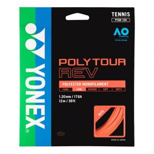 Yonex Corde Simple De Tennis Polytour Rev 12 M 1.25 mm Bright Orange