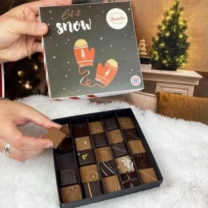 Coffret 100% praliné de Noël