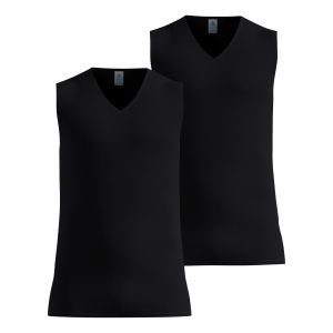 Odlo Active Light 2 pack Maillot de corps Hommes-noir, Taille S