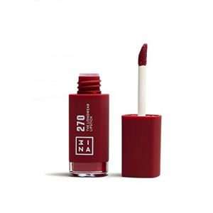 3INA MAKEUP - Vegan - Cruelty Free - The Longwear Lipstick 270 - Rouge foncé - Rouge à lèvres d'une durée de 12H - Rouge à lèvres hautement pigmenté mat - Formule hydratante à l'acide hyaluronique