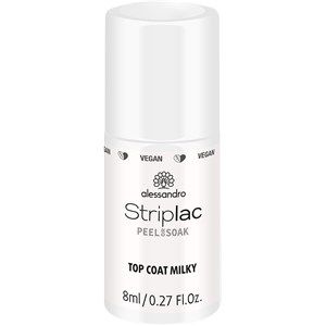 Alessandro Striplac Peel or Soak Top Coat lakier do paznokci 8 ml MILKY