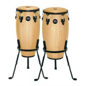 Meinl PAIRE CONGAS 11 & 12 - AVEC PIED PANIER - NATUREL