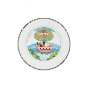 Villeroy & Boch Design Naif Assiette dessert Arche de No&eacute; Multicolore