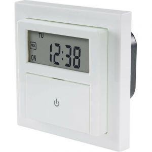 Sygonix SY-4504968 Minuterie pour montage encastré numérique programme hebdomadaire 1800 W fonction compte-à-rebours, a
