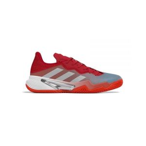 Adidas CHAUSSURES Barricade Clay Red Grey Womens Hq8427