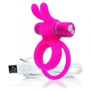 Screaming'o Cockring Rabbit Vibrant Rose Rechargeable