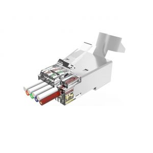 CONNECTEUR 8P8C RJ45 EZ CAT6A STP LOT DE 10