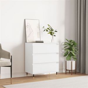 VidaXL Buffet Blanc 60x35x70 cm Bois d'ingénierie