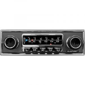 Blaupunkt Frankfurt Autoradio st&eacute;r&eacute;o MB, 1 DIN, Design Voiture Classique, Dab+, Bluetooth, USB, entr&eacute;e auxiliaire, t&eacute;l&eacute;commande au Volant, sub-Out, 4x50 W, 12V