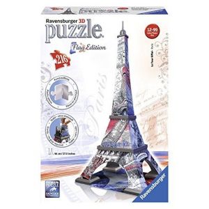 Ravensburger Tour Eiffel Flag - Puzzle 3D 216 pièces