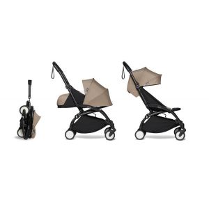 Image de Babyzen Poussette maniable et compacte yoyo2 taupe avec repose-pieds noir 0+ 6+ -