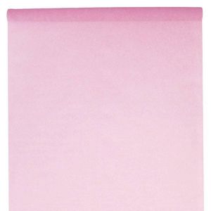 Ruedelafete Nappe en rouleau 10m, intissé Rose