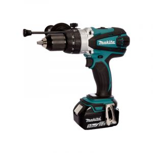 Makita DHP458F1 Perceuse visseuse &agrave; percussion 18 v Li-Ion &oslash; 13 mm + 1x3 Ah
