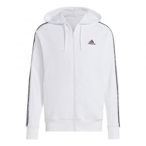 Adidas Veste Essentials French Terry 3 bandes Blanc - Taille M