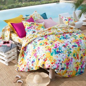 Housse de couette 240x220 multicolore en coton