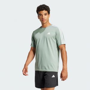 Adidas T-shirt Train Essentials Training 3 bandes manches courtes vert turquoise - XL