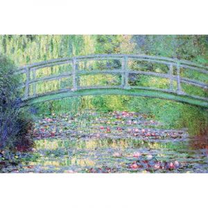 Image de Puzzle Michèle Wilson Puzzle en Bois découpé à la Main - Claude Monet - Le Pont Japonais