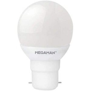Megaman Lampe de golf blanche 3,5 W 4 000 K blanc froid culot BC/B22 250 lumens 15 000 heures A + d&eacute;marrage instantan&eacute; veilleuse LED d&eacute;corative basse consommation