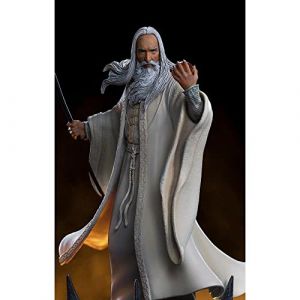 Iron Studios Le Seigneur Des Anneaux Statuette 1/10 Bds Art Scale Saruman 29 Cm