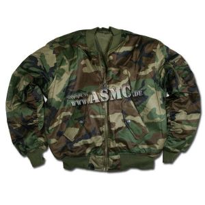 Image de Mil-tec US MA1 Manteau d'aviation woodland - m