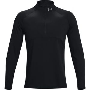 Under Armour Qualifier Run 2.0 1/2 Zip Long Sleeve Shirt Men, noir S Hauts running hiver