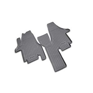 Element Tapis de Sol sur Mesure en Caoutchouc Compatible avec VW Multivan T5 2003-2015 Tapis Voiture en Caoutchouc