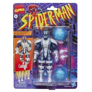 Marvel Legends Series, Figurine Cardiac r&eacute;tro sous Blister inspir&eacute;e des Bandes dessin&eacute;es Spider-Man